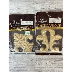 2 Artistic Appliques Artistic Woodworking New 31604 And 31618